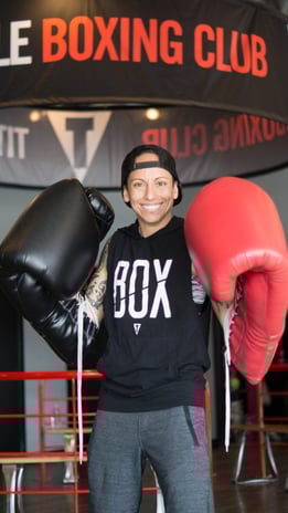 Crystal boxing gloves