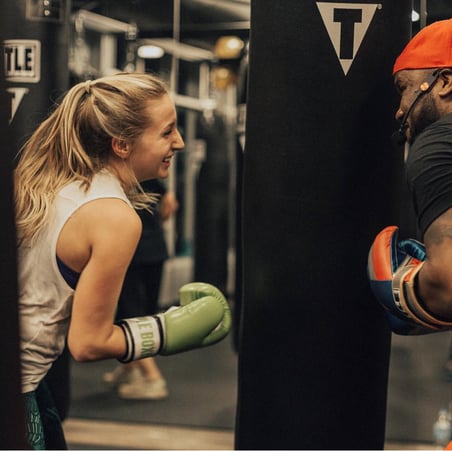 member and trainer during class