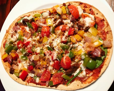 meatless flatbread